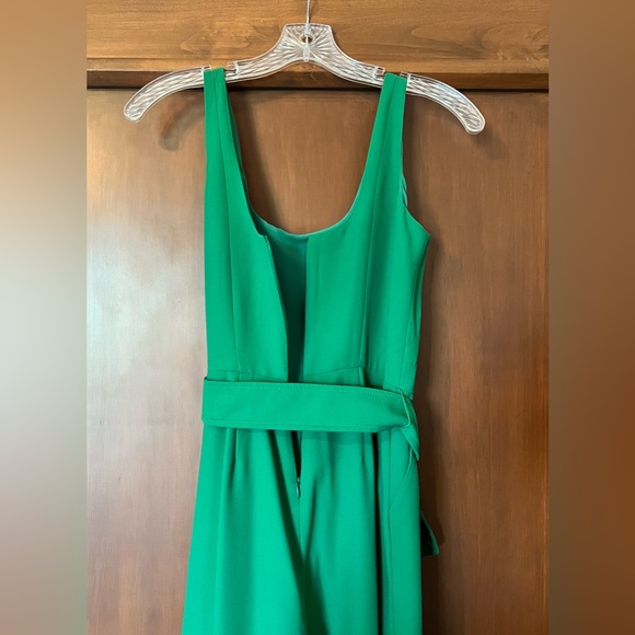 New Banana Republic “Kelly” Green Belted Scoop Neck Wide Leg Jumpsuit - Picture 12 of 15